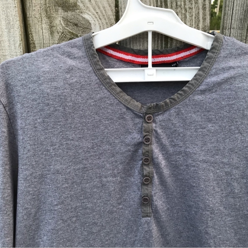 You Me Mini Long Sleeve Henley - Picture 7 of 9